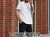 T-SHIRTS men USA Футболки муж лето КРЕМ Америка , кг